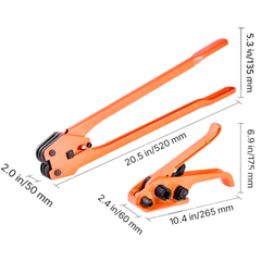610m Banding Strapping Kit with PET Band Metal Seals & Corner Protectors-Hammerox Industrial