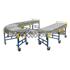 610mm Electric Expandable Conveyor with Sensor Control Daisy Chainable 1.5m to 4.35m-Hammerox Industrial