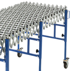 610mm Skate Wheel Expanding Conveyor 1.1m to 4m-Hammerox Industrial
