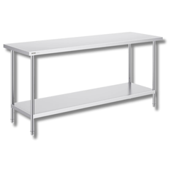 610x1820mm Stainless Steel Food Prep Table