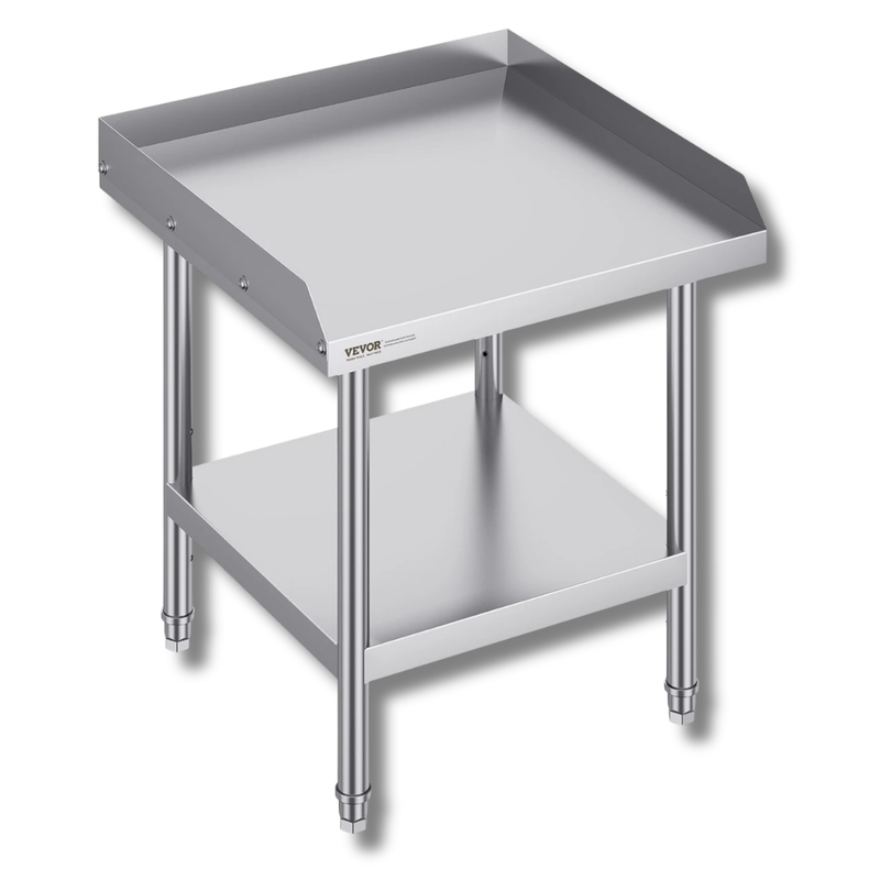 610x610x600mm Stainless Steel Food Prep Table-Hammerox Industrial