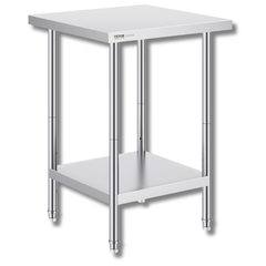 610x610x864mm Stainless Steel Food Prep Table