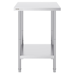 610x610x864mm Stainless Steel Food Prep Table
