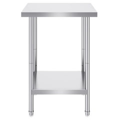 610x610x864mm Stainless Steel Food Prep Table