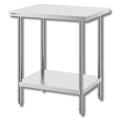 610x760mm Stainless Steel Food Prep Table