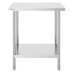 610x760mm Stainless Steel Food Prep Table