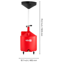 68L Waste Oil Drain Tank with Funnel-Hammerox Industrial