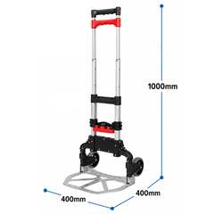 68kg Folding Aluminium Hand Truck-Hammerox Industrial