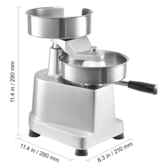 6" Commercial Burger Patty Maker