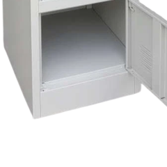 6 Door Metal Storage Locker with Alloy Key Locks