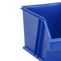 6L Stor-Pak No.60 Storage Bin 200 x 275 x 165mm Blue 6 Pack-Hammerox Industrial