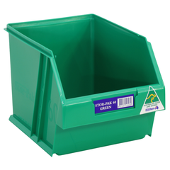 6L Stor-Pak No.60 Storage Bin 200 x 275 x 165mm Green 6 Pack-Hammerox Industrial
