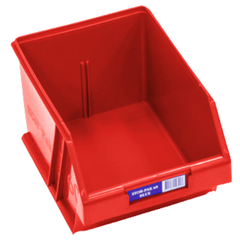 6L Stor-Pak No.60 Storage Bin 200 x 275 x 165mm Red 6 Pack-Hammerox Industrial