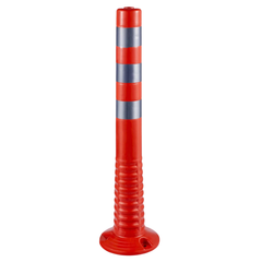 6 Piece 30" Traffic Delineator Posts Flexible