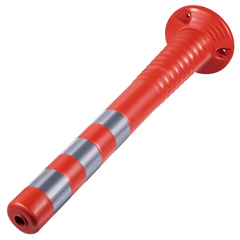 6 Piece 30" Traffic Delineator Posts Flexible