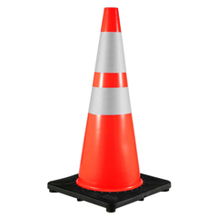 6 Piece 36" Traffic Safety Cones Reflective