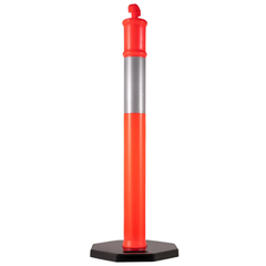 6 Piece 44" Traffic Delineator Post Kit