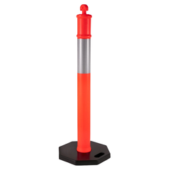 6 Piece 44" Traffic Delineator Post Kit