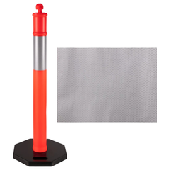 6 Piece 44" Traffic Delineator Post Kit