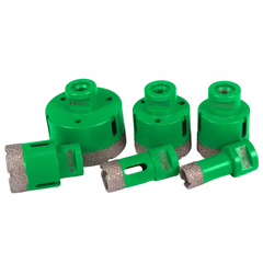 6 Piece Diamond Hole Saw Drill Bit Set M14