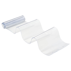 6 Piece PVC Strip Curtain 2.1x0.9x0.002m