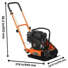 6.5HP Plate Compactor 5600VPM 10.5kN-Hammerox Industrial
