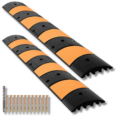 6ft Modular Rubber Speed Bump Set-Hammerox Industrial