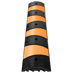 6ft Modular Rubber Speed Bump 2 Channel