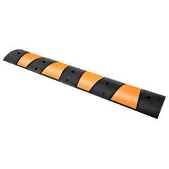 6ft Modular Rubber Speed Bump 2 Channel