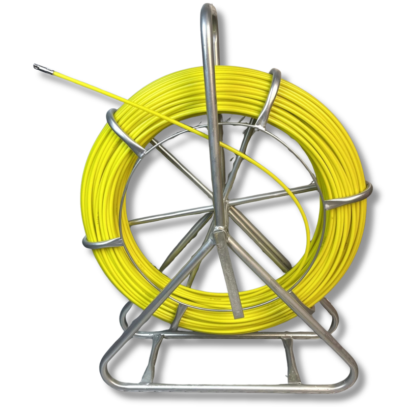 6mm x 130m Fibreglass Fish Tape Cable Puller-Hammerox Industrial
