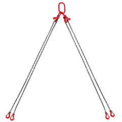 6mm x 1.5m 4 Leg Chain Sling 2993kg Capacity-Hammerox Industrial
