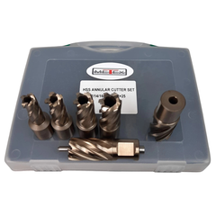 7 Piece HSS Cobalt Annular Cutter Set - Metex-Hammerox Industrial