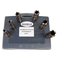 7 Piece HSS Cobalt Annular Cutter Set - Metex-Hammerox Industrial