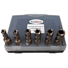 7 Piece HSS Cobalt Annular Cutter Set - Metex-Hammerox Industrial