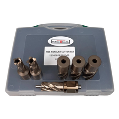 7 Piece HSS Cobalt Annular Cutter Set - Metex-Hammerox Industrial