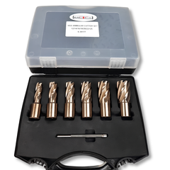7 Piece HSS Cobalt Annular Cutter Set - Metex-Hammerox Industrial