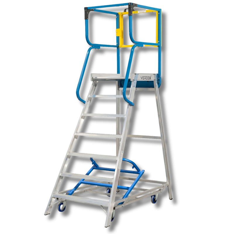 7 Step Walk Through Access Platform Ladder-Hammerox Industrial