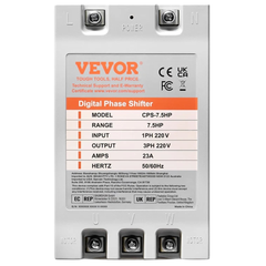 7.5HP Digital Phase Converter 220V Single to 3 Phase