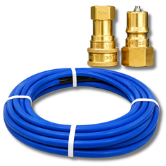 7.5m Pro 4000 Solution Hose with Premium Quick Connects - Hydro-Force
