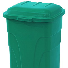70L Green Garbage Bin-Hammerox Industrial