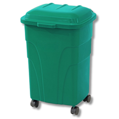 70L Green Garbage Bin-Hammerox Industrial