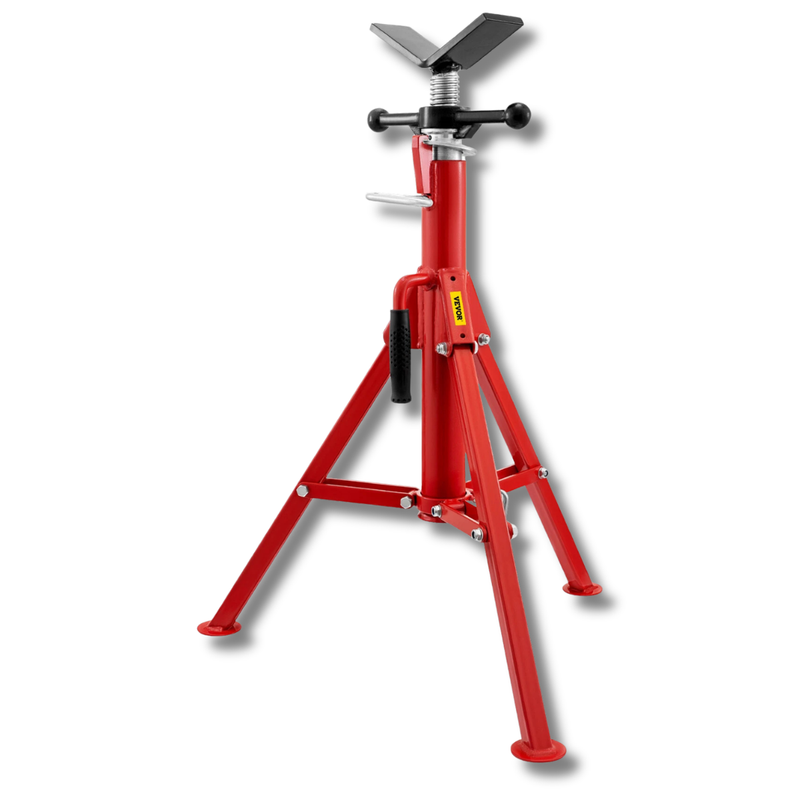 71-132cm V Head Pipe Stand 1134kg Capacity