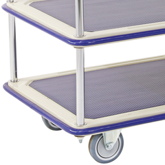 740 x 480mm 3 Tier Multi Purpose Platform Trolley-Hammerox Industrial