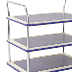 740 x 480mm 3 Tier Multi Purpose Platform Trolley-Hammerox Industrial