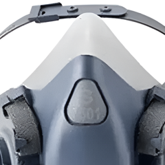 7500 Series Reusable Half Face Respirator - 3M