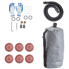 750W Electric Plasterboard Sander Foldable with Light & Vacuum Bag-Hammerox Industrial