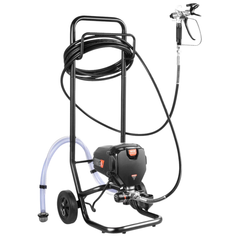 750W 3000PSI Airless Paint Sprayer with Cart