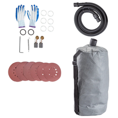750W Electric Drywall Sander Foldable Dust Free with Vacuum Bag