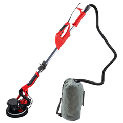 750W Electric Drywall Sander Foldable with Vacuum Bag & Light