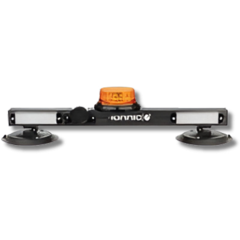 750mm Minebar with Amber Rotating Beacon Reversing Alarm & Magnetic Base - Ionnic